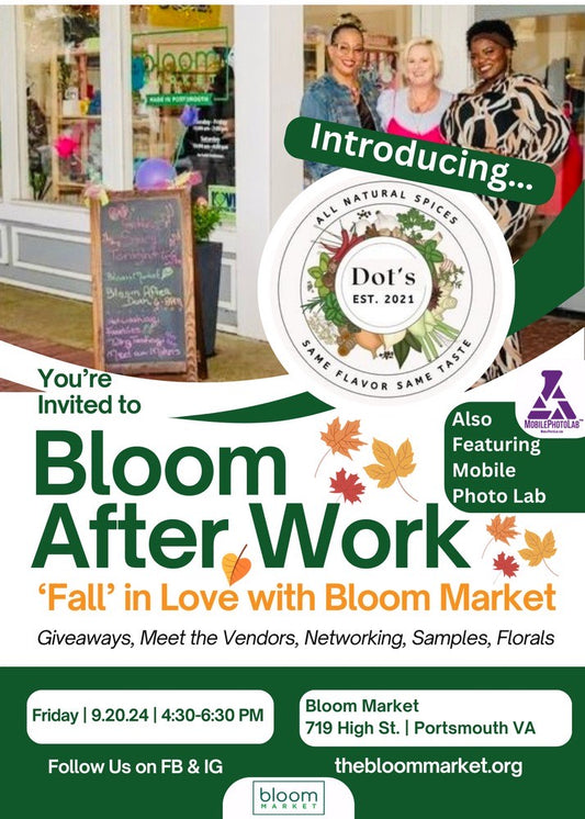 ‘FALL’ in Love with Bloom Market – September 20th with JenDore®