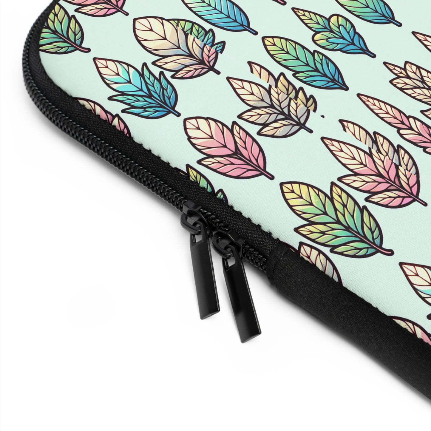 JenDore Pastel Fall Leaves Laptop Sleeve