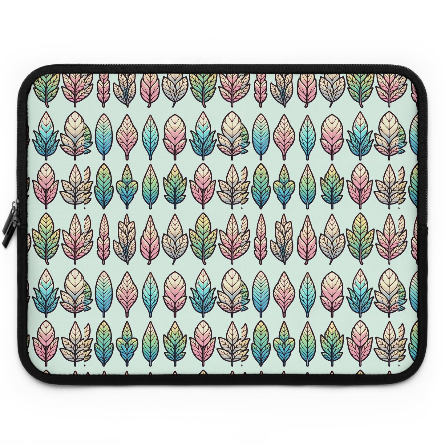 JenDore Pastel Fall Leaves Laptop Sleeve