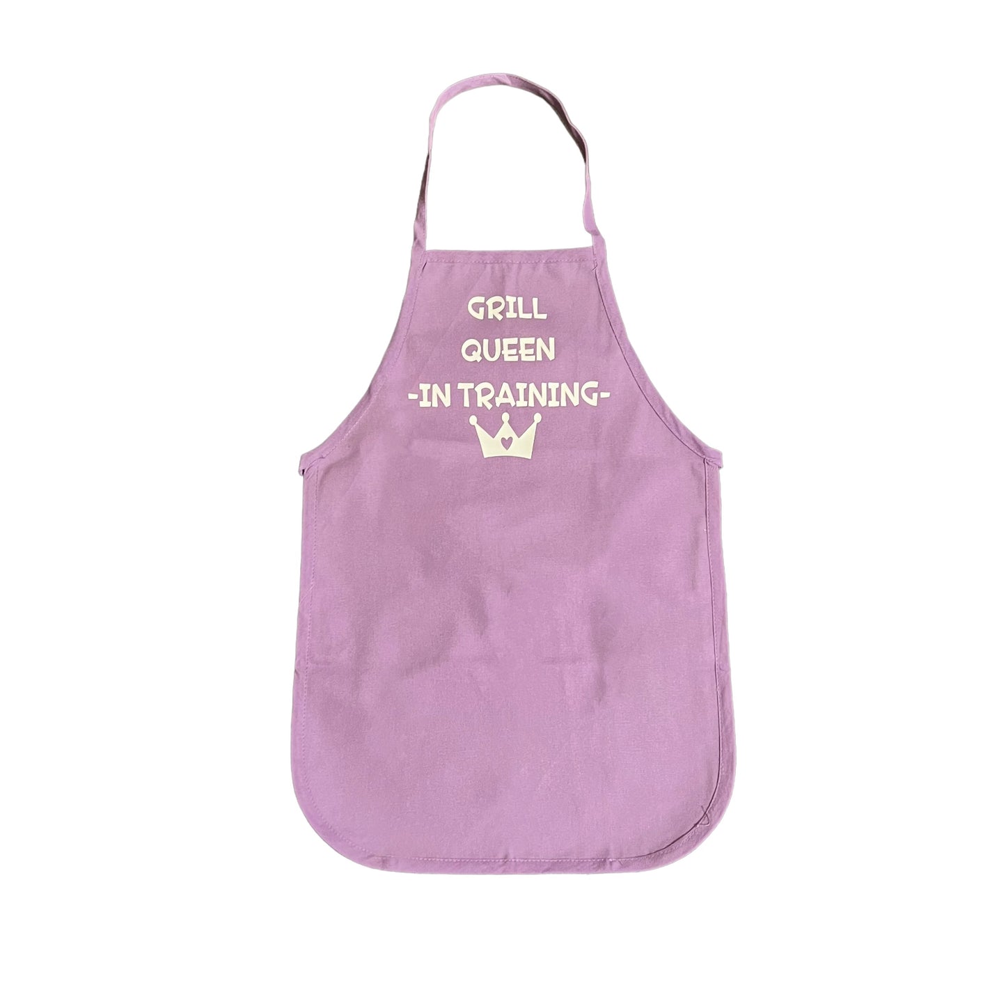 Tablier violet pour fille JenDore « Grill Queen In Training »