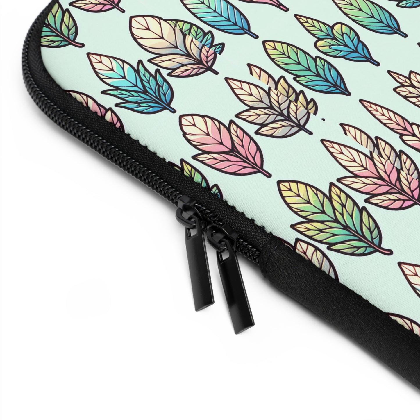 JenDore Pastel Fall Leaves Laptop Sleeve