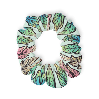 JenDore® Hair Colorful Leaf Scrunchie