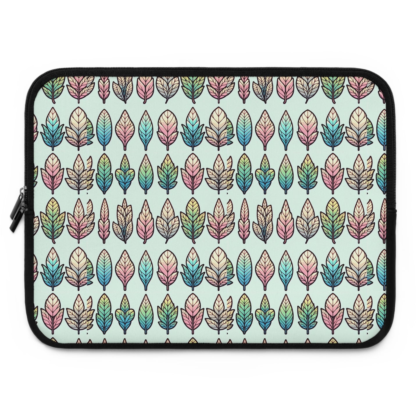 JenDore Pastel Fall Leaves Laptop Sleeve