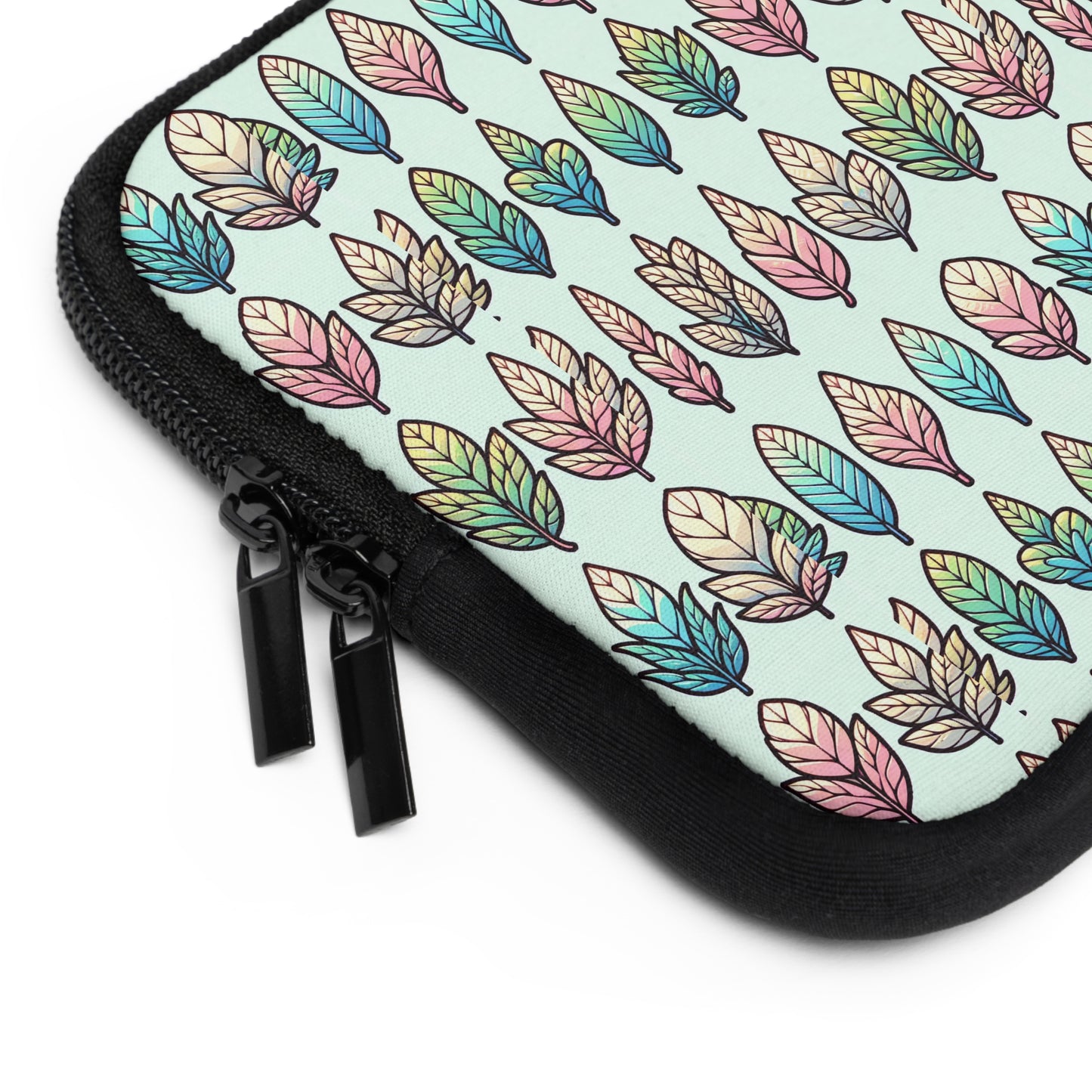 JenDore Pastel Fall Leaves Laptop Sleeve