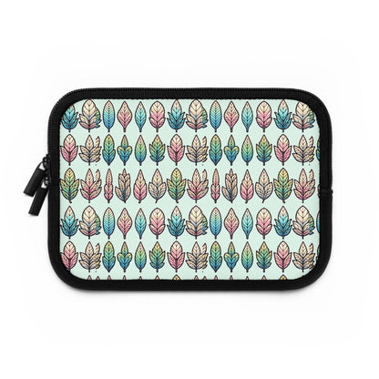 JenDore Pastel Fall Leaves Laptop Sleeve