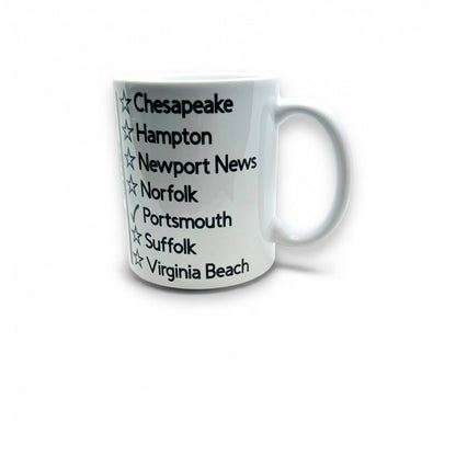 JenDore First I Drink Coffee then I Do Things / 7 Cities Hampton Roads 12 oz. Ceamic Mug