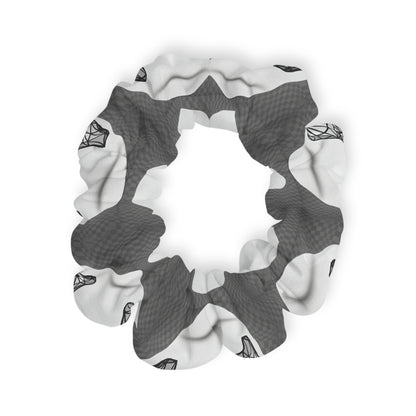 JenDore® Hair Black White Gaming Controller Scrunchie