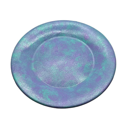 JenDore Handmade Iridescent Bliss Vanity Plate – Pastel Purple & Blue