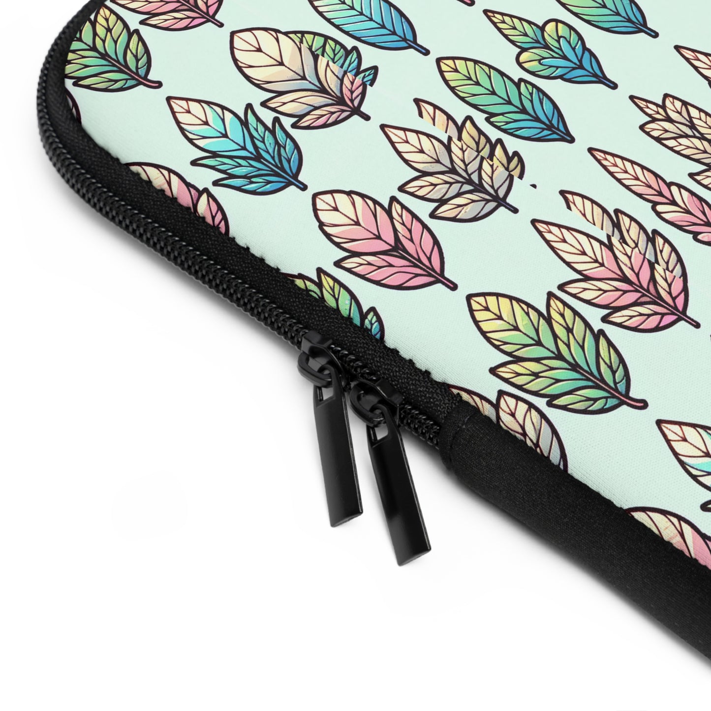 JenDore Pastel Fall Leaves Laptop Sleeve