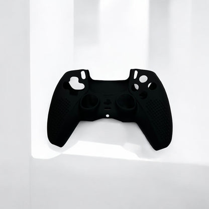 JenDore Black Anti-Slip Silicone Shell Cover for PS5 Controller – Protective & Stylish!