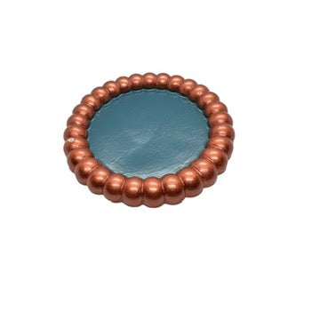 JenDore® Bronze Teal Bold & Colorful Hand-Inked Ceramic Tray