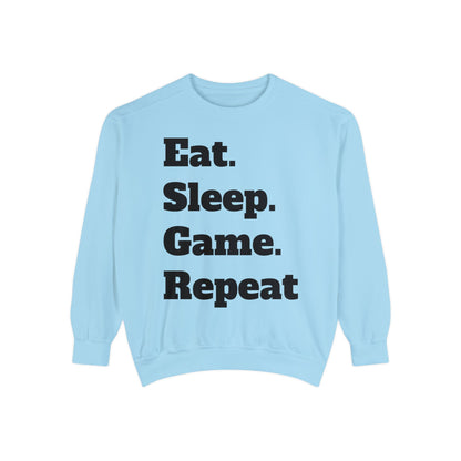 JenDore Eat Sleep Game Repeat Sweatshirt