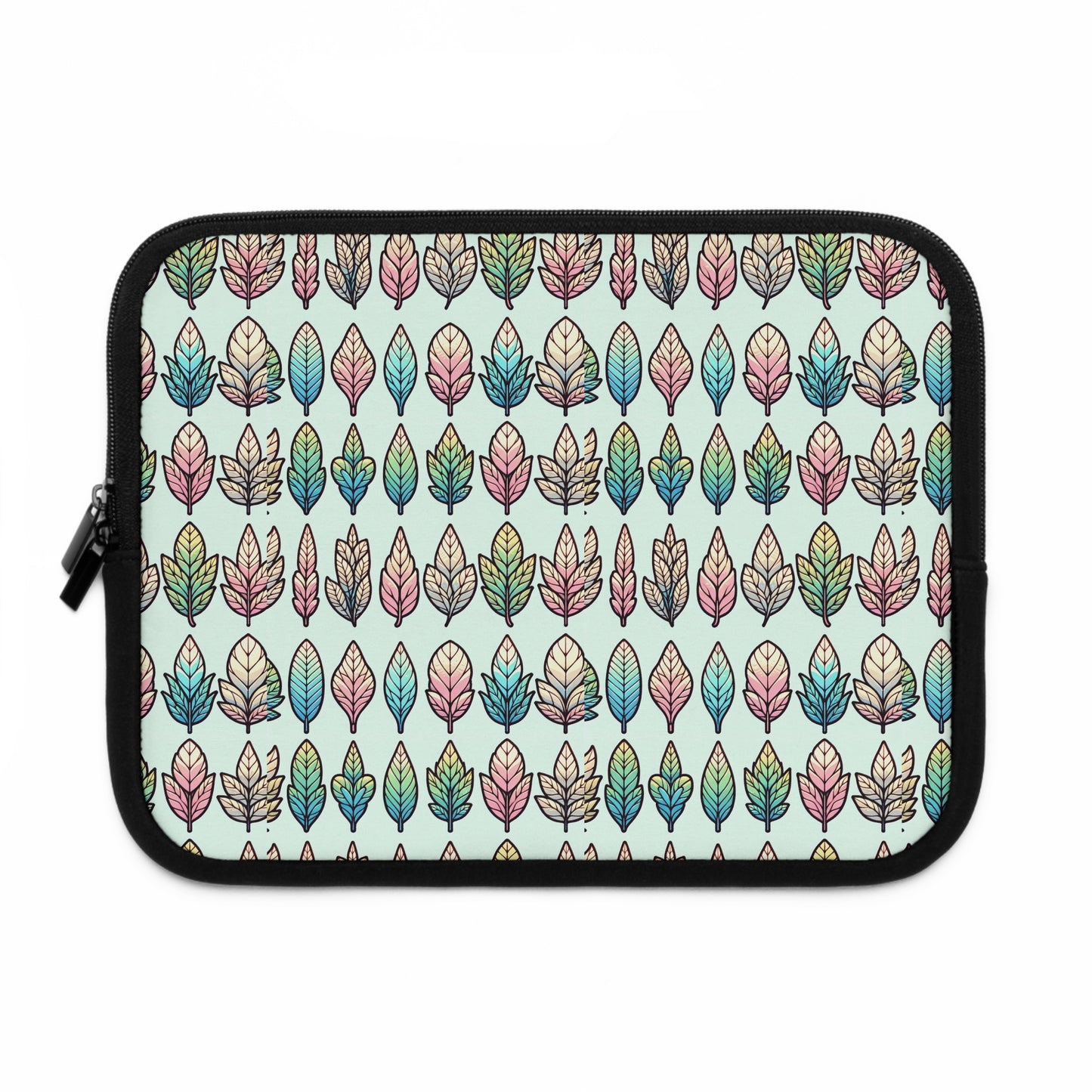 JenDore Pastel Fall Leaves Laptop Sleeve