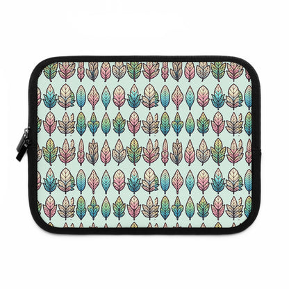 JenDore Pastel Fall Leaves Laptop Sleeve