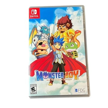 Used Monster Boy and the Cursed Kingdom Nintendo Switch Video Game with Case | Preowned at JenDore