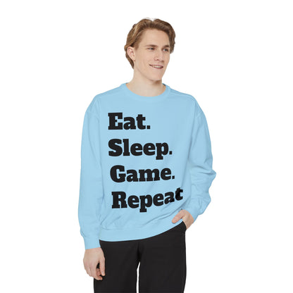 JenDore Eat Sleep Game Repeat Sweatshirt