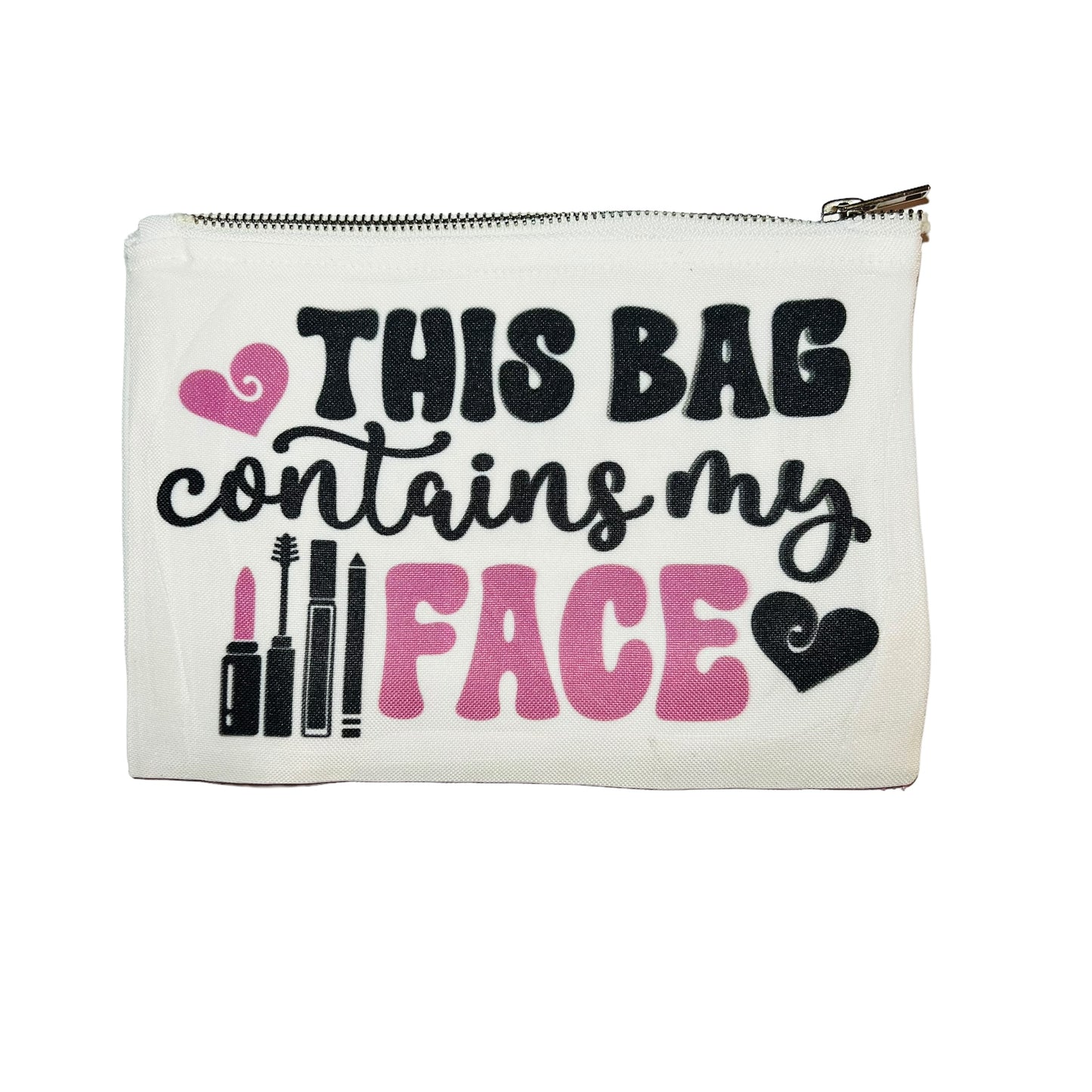 JenDore Beauty Comes From Within This Bag Cosmetic 9x6 in Makeup Travel Bag