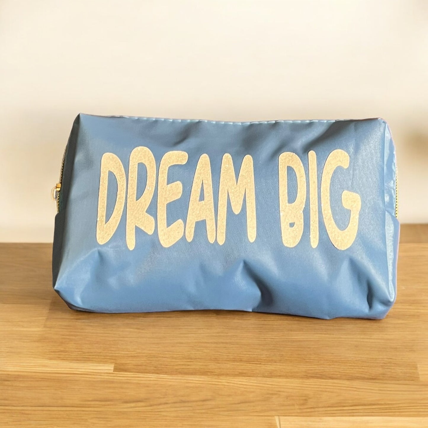 JenDore Dream Big Mermaid Blue Cosmetic Makeup Bag Pouch