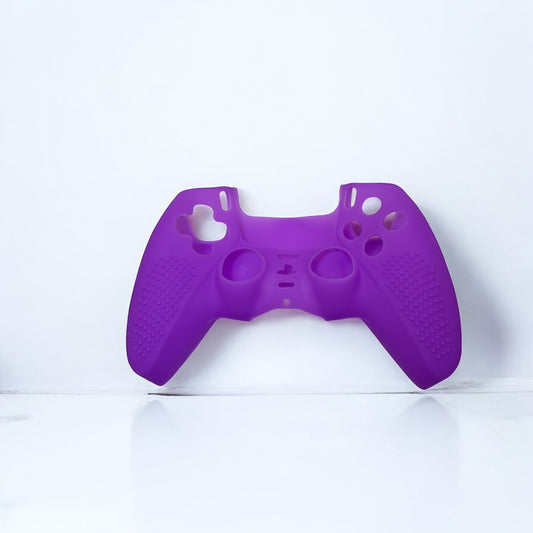 JenDore Purple Anti-Slip Silicone Cover for PS5 Controller – Protective & Stylish!