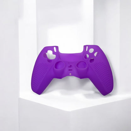 JenDore Purple Anti-Slip Silicone Cover for PS5 Controller – Protective & Stylish!