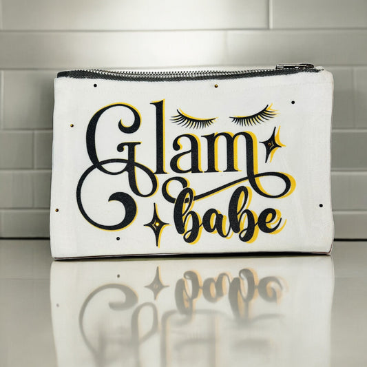 JenDore Glame Babe Portsmouth Virginia Cosmetic 9x6 in Makeup Travel Bag