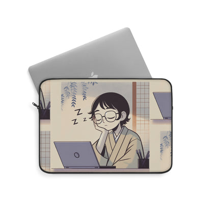 JenDore Anime Girl Sleeping Laptop Sleeve