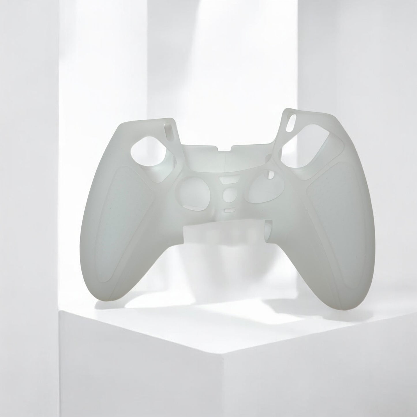 JenDore Clear Anti-Slip Edge Silicone Cover for PS5 Controller – Protective & Stylish!