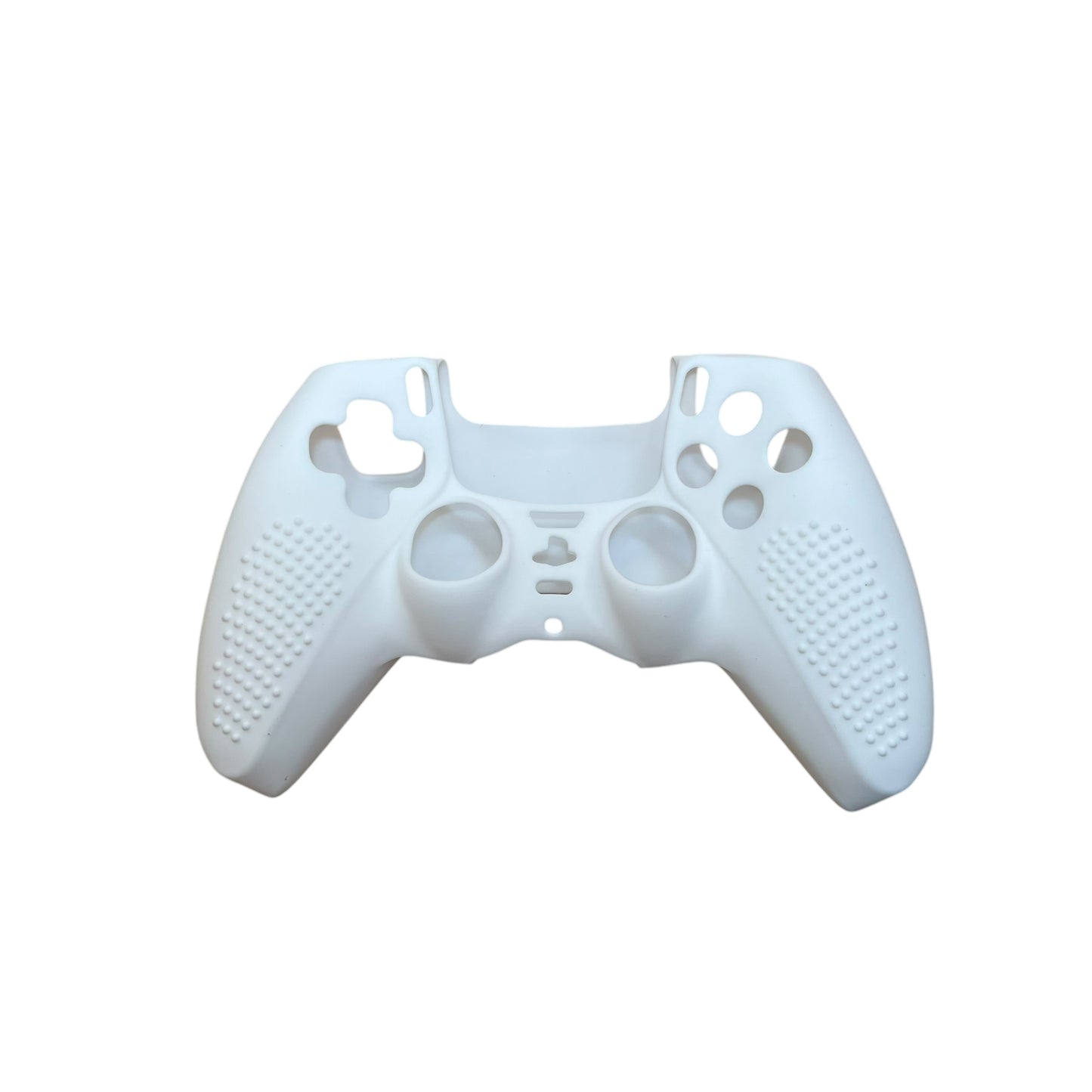 JenDore Clear Anti-Slip Front Silicone Protective Cover Shell compatible with PS5 Controller