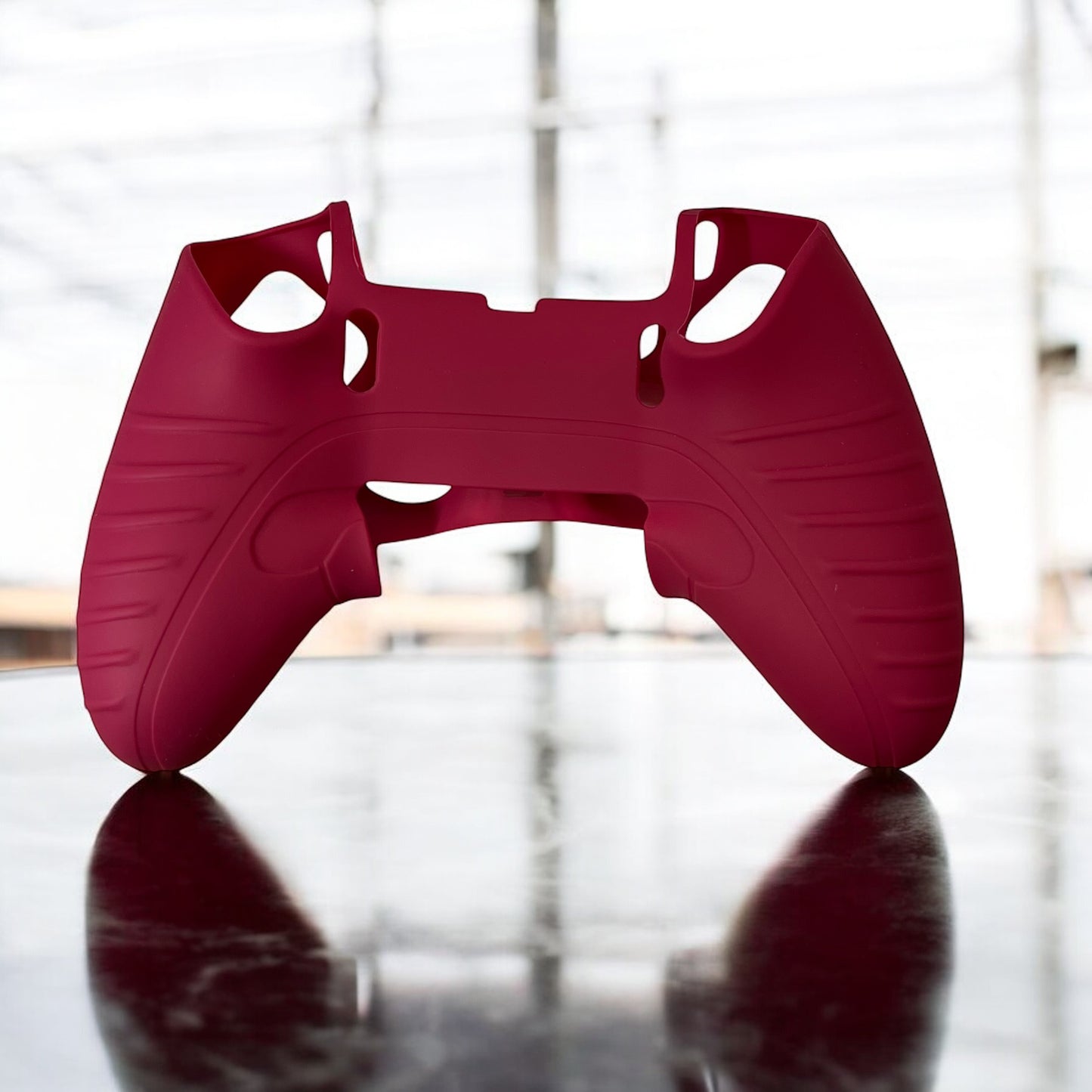 JenDore Clear Anti-Slip EdgeSilicone Cover for PS5 Controller – Protective & Stylish!