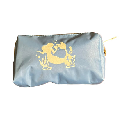 JenDore Dream Big Mermaid Blue Cosmetic Makeup Bag Pouch