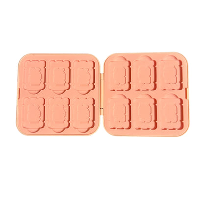 Étui en silicone pour cartouches Nintendo Switch JenDore Green Baby Dragon 12 emplacements pour cartes de jeu rose