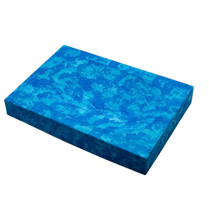 Jabonera de cerámica Ocean Blue Splash hecha a mano